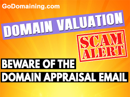 Domain Name Appraisal Email Scam